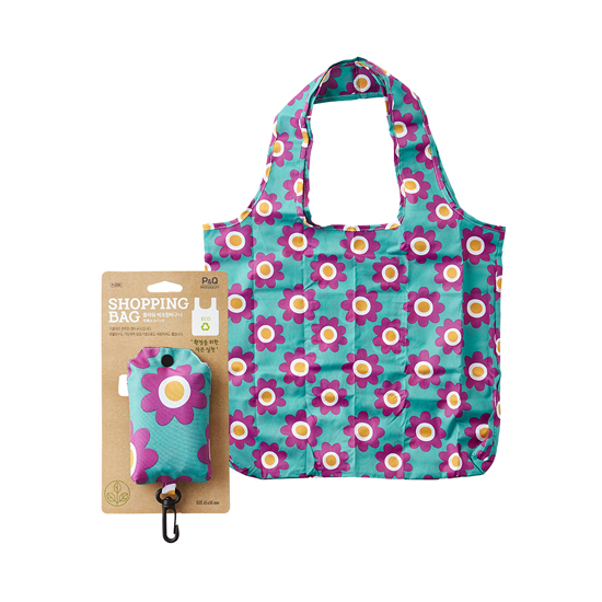플라워 에코장바구니