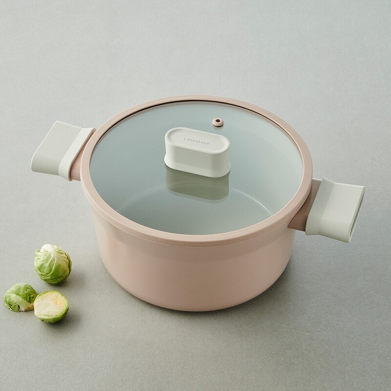 인덕션 추천! 락앤락 슈트IH 양수 냄비 핑크 22cm