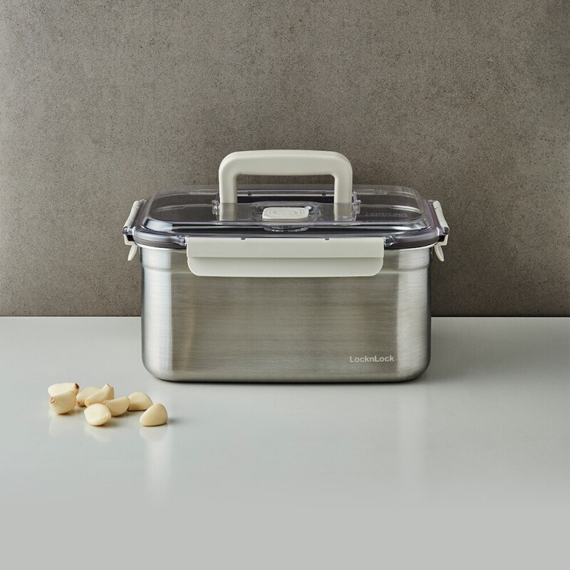 NEW 숨쉬는 스텐 김치통 직사각 6.3L