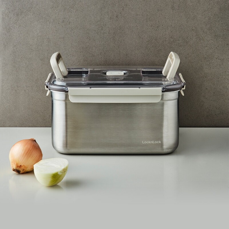 NEW 숨쉬는 스텐 김치통 직사각 9.8L