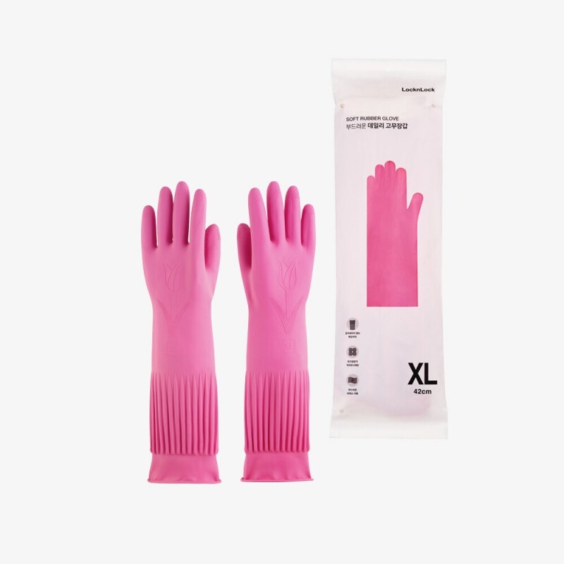 부드러운 데일리 고무장갑 XL