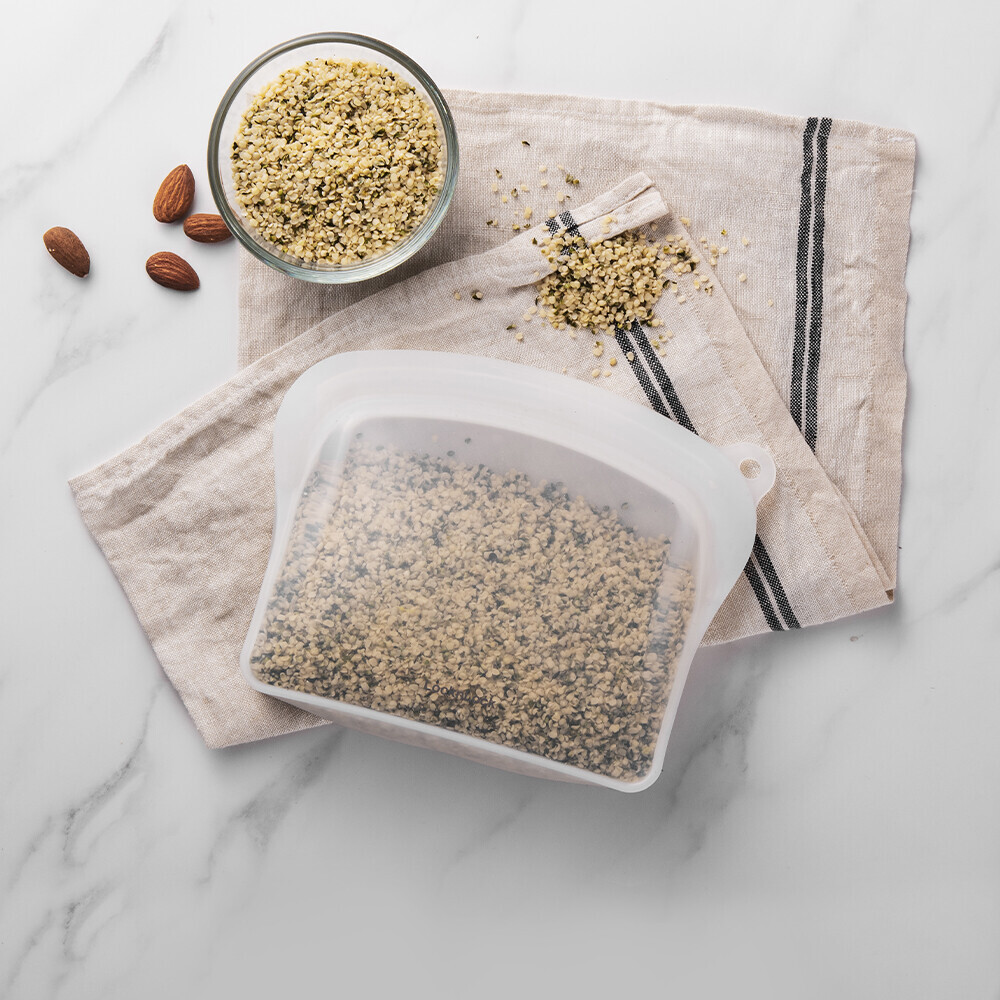 프리미엄 실리콘 지퍼백 1.2L