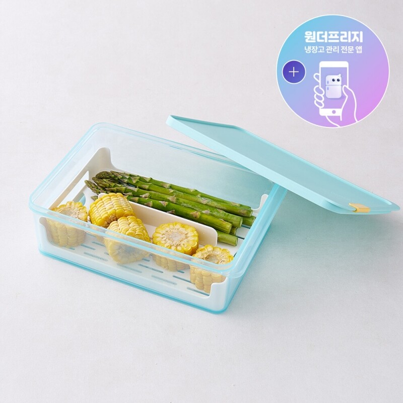프리저핏 냉동실 정리용기 3.5L + 다기능 채반