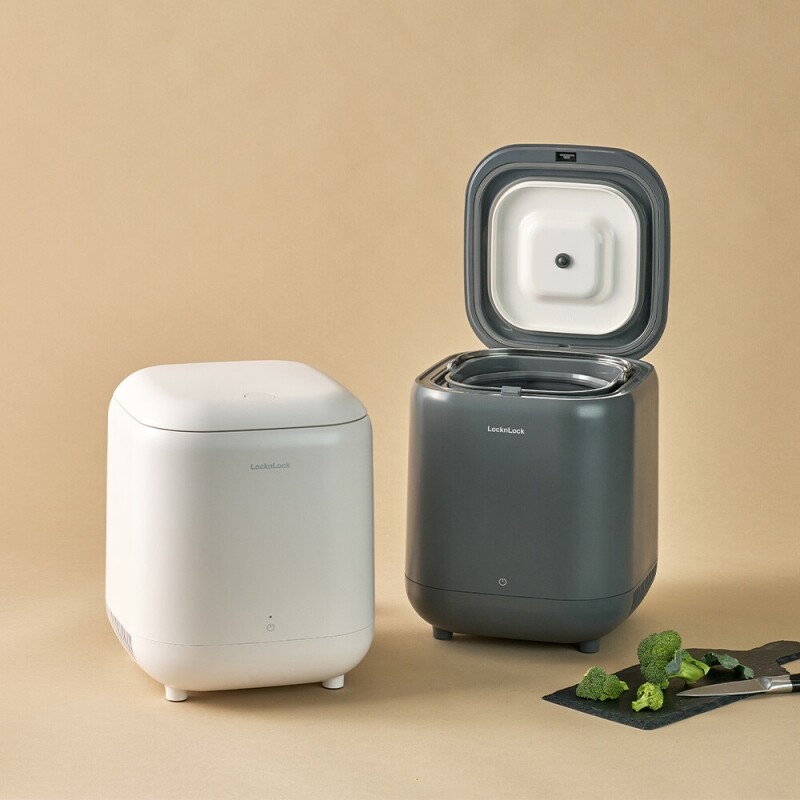 올 뉴 음식물 쓰레기냉장고 3L_화이트/그레이