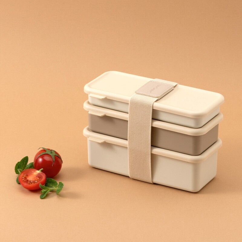 투고 2단 간편캡 도시락 밴드 세트