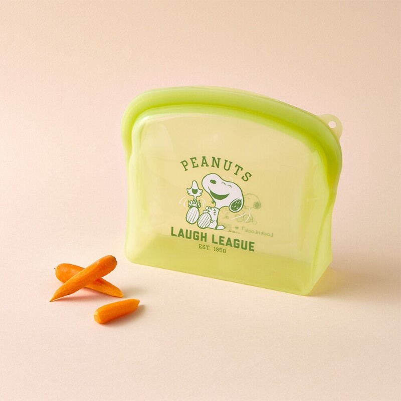 스누피 실리콘 지퍼백 2L