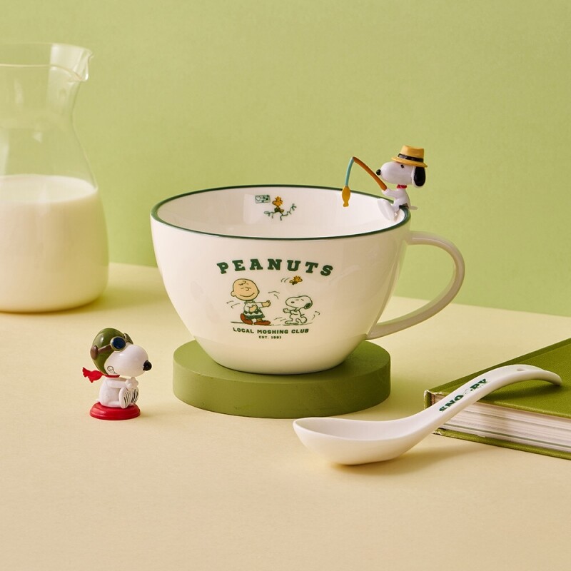 스누피 도자기 시리얼볼 세트
