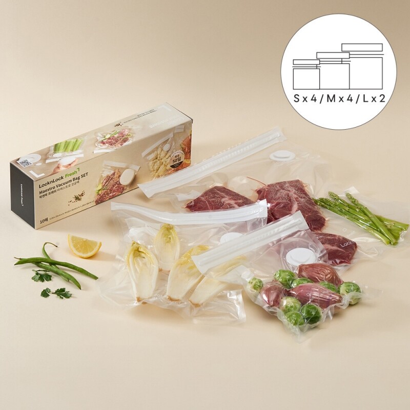 프레쉬 마에스트로 진공백 세트 10P
