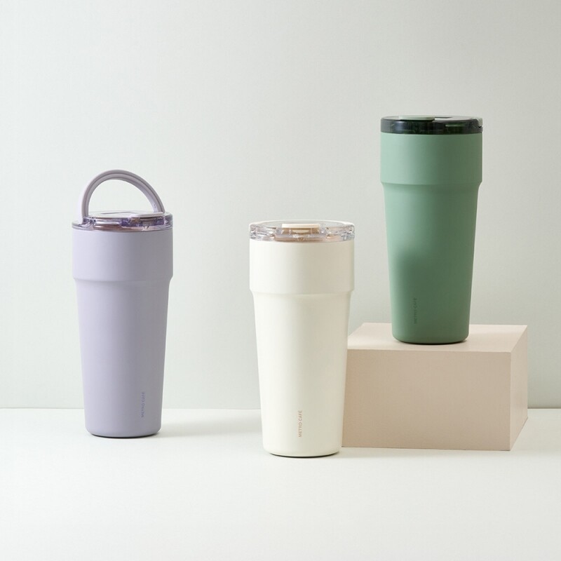 메트로 카페 탑핸들 세라믹 텀블러 900ml