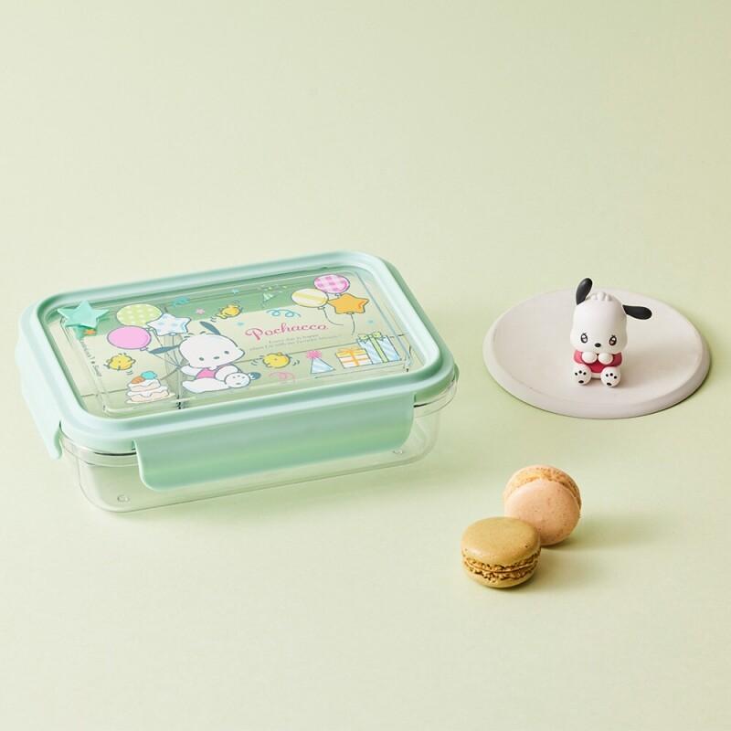 스쿨핏 산리오캐릭터즈 세 칸 나눔 클리어 도시락