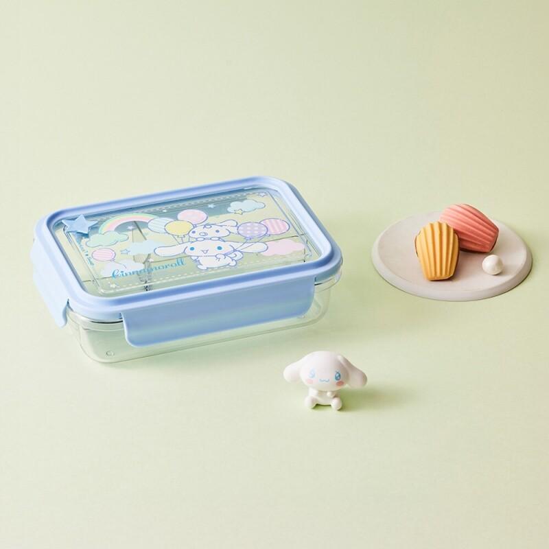 스쿨핏 산리오캐릭터즈 세 칸 나눔 클리어 도시락