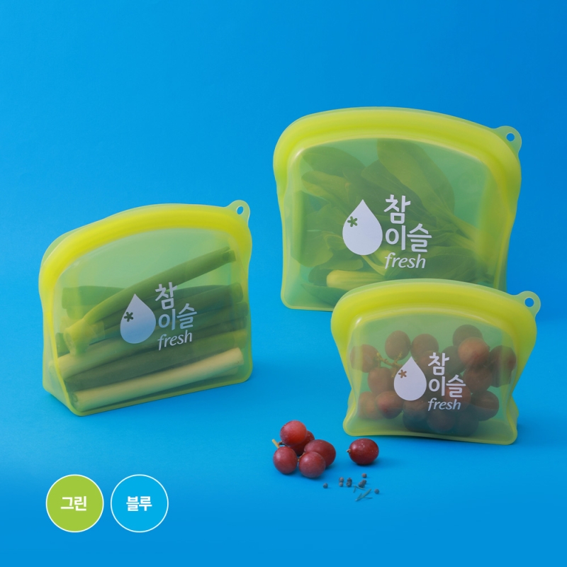 [하이트진로 에디션] 실리콘 지퍼백 3P 세트