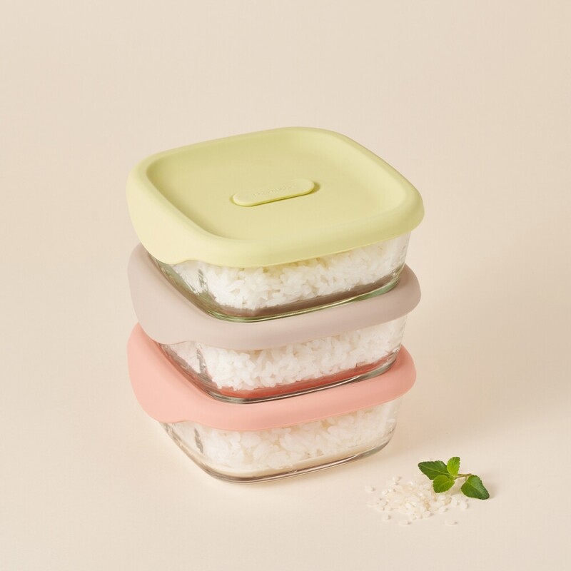 [1+1] 바로한끼 밥용기 Lite 320ml 3P 세트 (총 6개 구성)