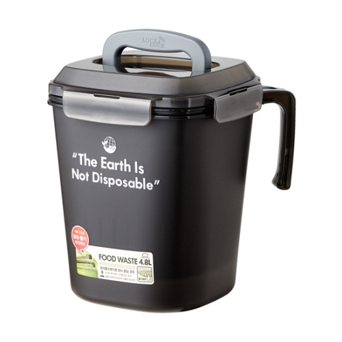 음식물 쓰레기통 4.8L_그레이